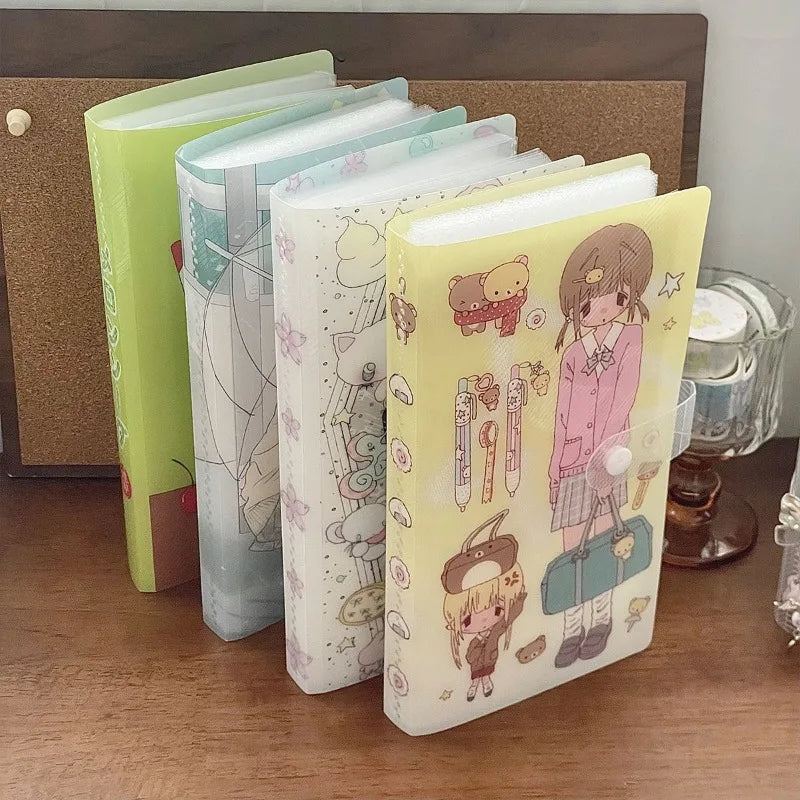 Kawaii Animal Folder Sticker Storage Album Nail Decoration Stickers Hand Account Storage Book 40 Scrapbooking Material Storage