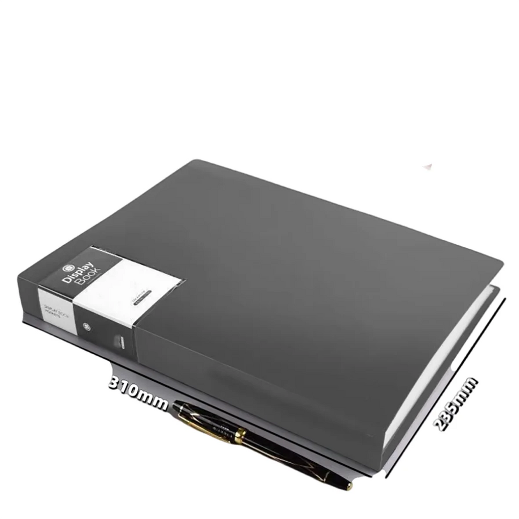 A4 Large Capacity Transparent Folder 100pager Paper Storage Multi-layer Document Organi Clear Book Stationery